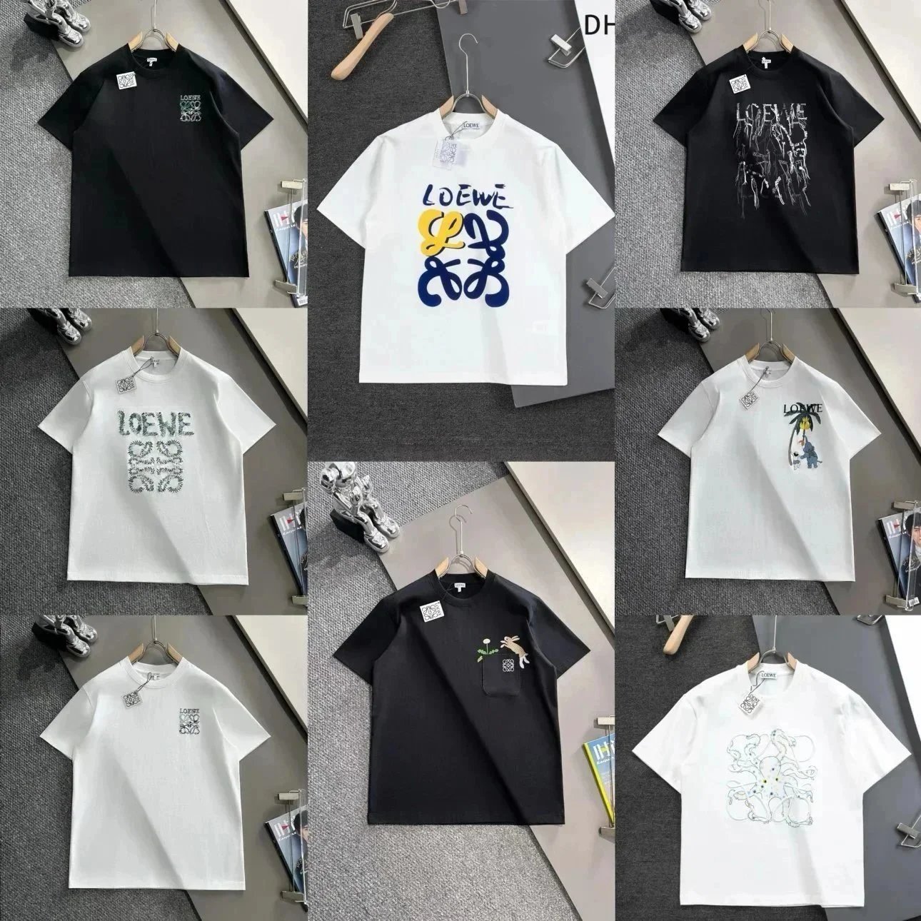 Loewe Glitch Anagram T Shirt 
