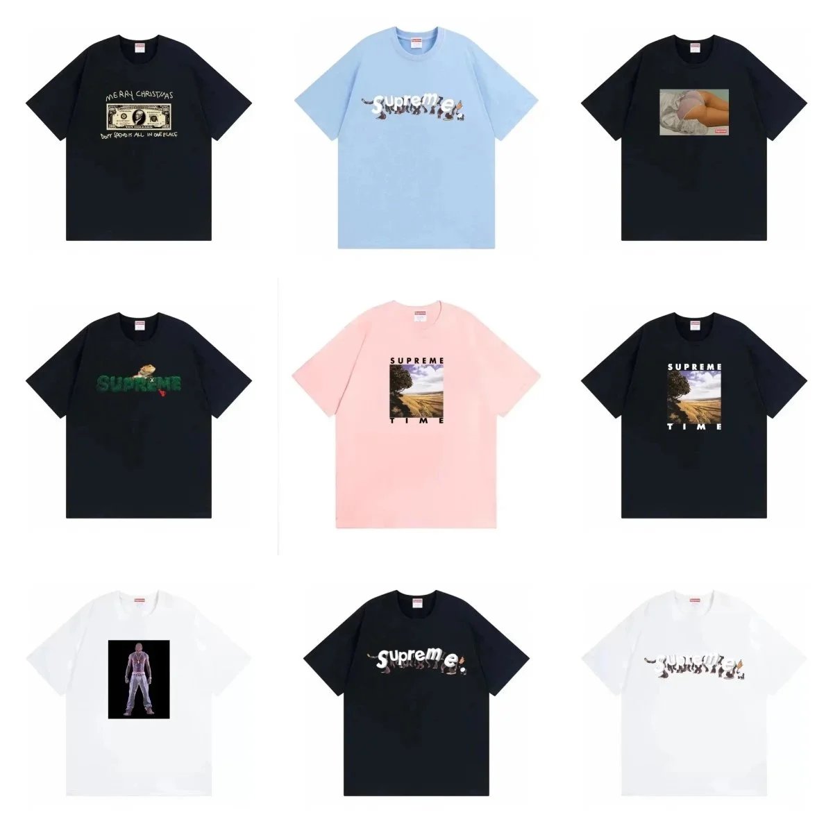 Supreme T-Shirts Collection 2023 - Streetwear Fashion